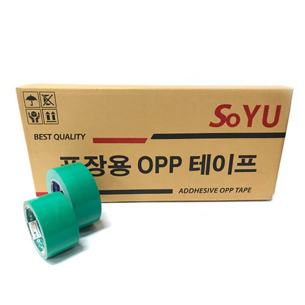 소유 청테이프 면테이프 48mm x 15m (50개)_이미지