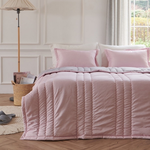 레이지 고밀도 피치스킨 사계절 이불패드세트