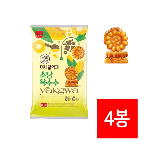SPC삼립 미니 꿀약과 초당옥수수 500g (4개)_이미지