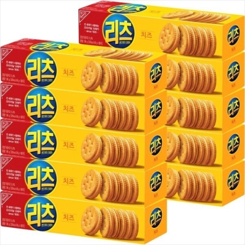 동서식품 리츠 치즈 샌드위치 크래커 96g (10개)