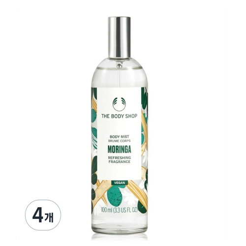 더바디샵 모링가 바디 미스트 100ml (4개)_이미지