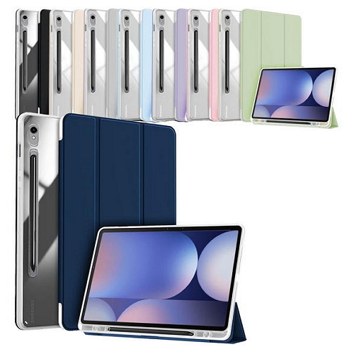 갤럭시탭S10 울트라 S펜 수납 클리어 북커버 케이스