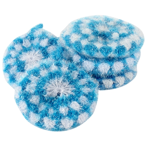 선우랜드 도톰한 두겹 아크릴 수세미 5개입 1개_이미지