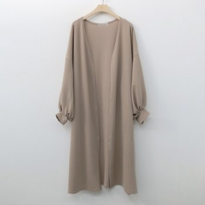 아이우먼 풍성퍼프나그랑가디건 NOQ565M509 빅사이즈_이미지