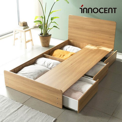 이노센트플러스 필로시 큰서랍형 침대 S (본넬스프링)_이미지