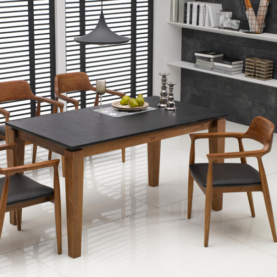 로드퍼니처 밀라노 화산석 식탁 1400