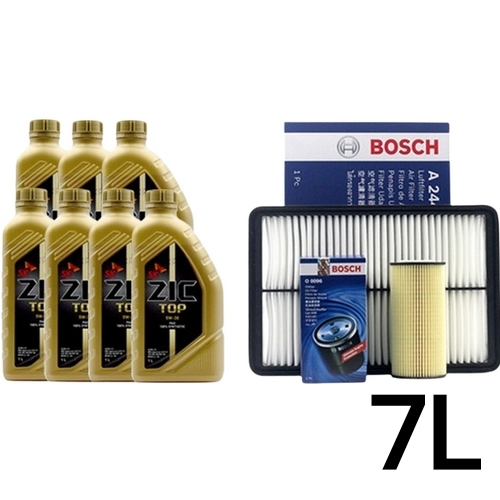 SK엔무브 지크 탑 5W30 7L + 보쉬필터 기아 쏘렌토R 디젤_이미지