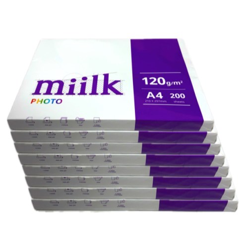 한국제지 밀크 포토 복사용지 A4 120g (1,600매)_이미지