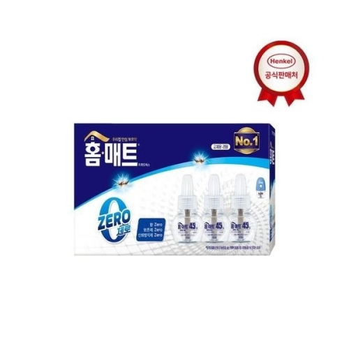 홈매트 모기약 홈매트 리퀴드 제로 리필 3입 (1개)_이미지