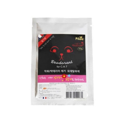 Pilou 캣리터 데오드란트 딸기향 50g (1개)