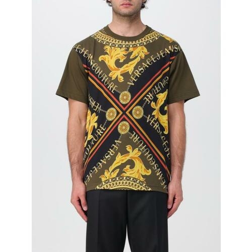 베르사체 반팔 티셔츠 75GAH6RF75UP601 107 Military