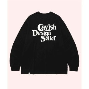 카비시 SEL레르 로그O LS TEE 블랙CV2ESUT550A_이미지