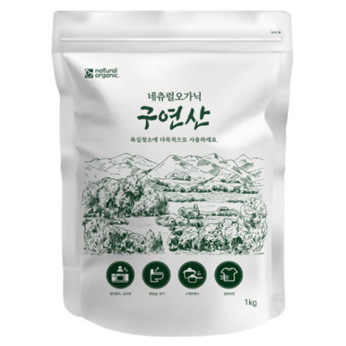 내추럴오가닉 구연산 1kg (1개)_이미지