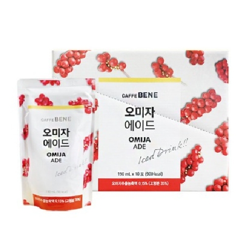 카페베네 오미자 에이드 190ml (50개)_이미지