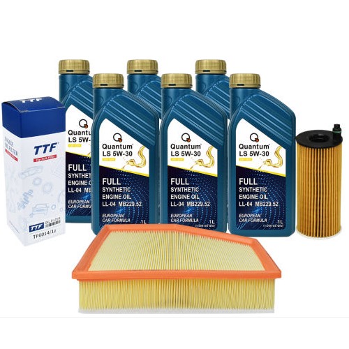 C&Lube 퀀텀 LS 5W30 6L + TTF필터 BMW 320d G20_이미지