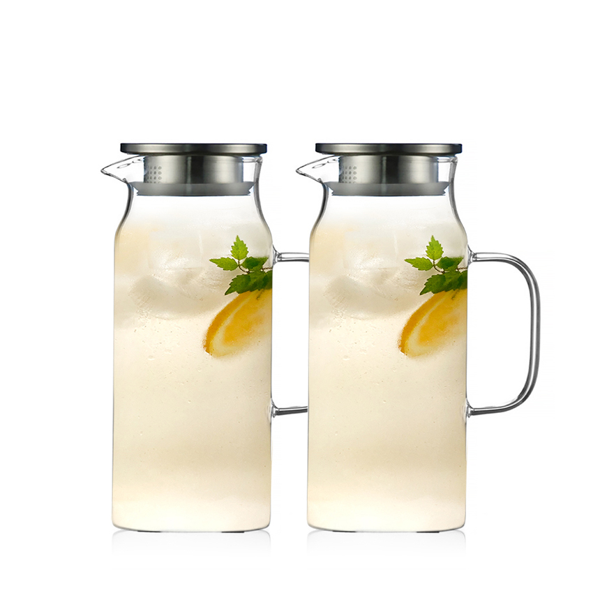 카페로메오 ㅤ스텐캡 내열유리 물병 1.5L (3개)_이미지