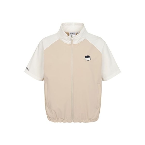 말본골프 하프슬리브 컬러블럭 자켓 M6222PJK17BEI
