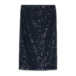 패로슈 샤이니 다크 컬러 시퀸 스커트 GONG D620993 012 BLU