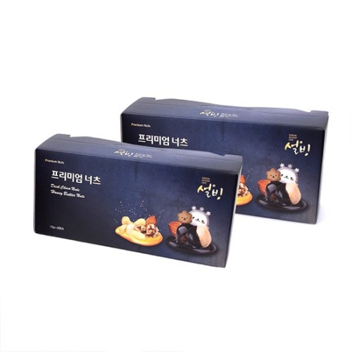 설빙 선물박스 다크초코 너츠 선물세트 15g 10개 4봉_이미지