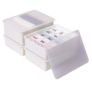 이즈리빙 칸칸칸 속옷 정리함 1칸 1p + 10칸 1p + 15칸 2p + 뚜껑 1세트