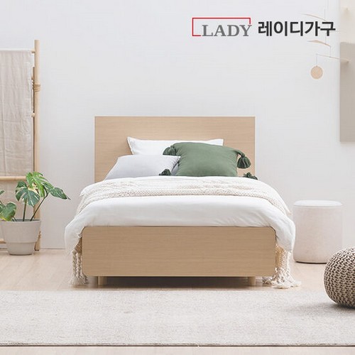  레이디가구 모노 베이직 침대 SS [60T필로우탑독립] 상품이미지