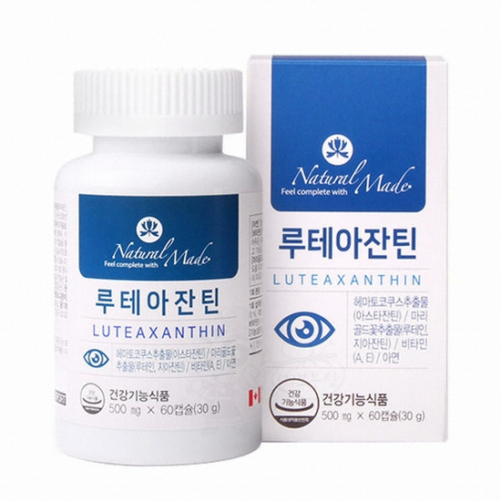 네츄럴메이드 루테아잔틴 60캡슐 (1개)