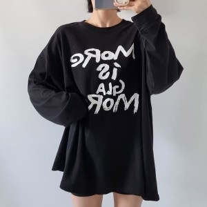 아이우먼 이즈모어박시핏티셔츠 NSV240M510 빅사이즈