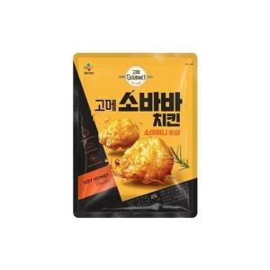 CJ제일제당 고메 소바바치킨 양념 순살 375g (4개)_이미지