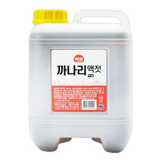 해표 까나리액젓 9kg이미지입니다. 누르면 해당 게시물로 새창이동합니다.