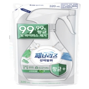 페브리즈 항균 플러스 산뜻한향 리필 320ml (3개)_이미지