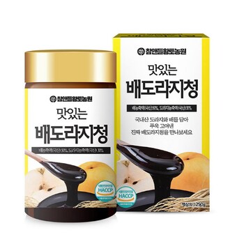 참앤들황토농원 맛있는 배<b>도라지</b><b>청</b> 250g