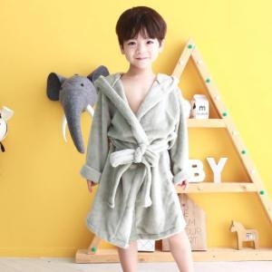 엔비 envy 엔비키즈 아동 샤워가운 극세사_그레이 목욕가운