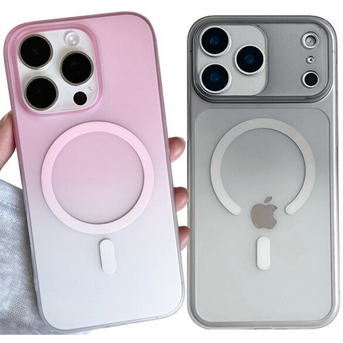 아이폰13 프로 맥스 맥세이프 그라데이션 반투명 하드 케이스