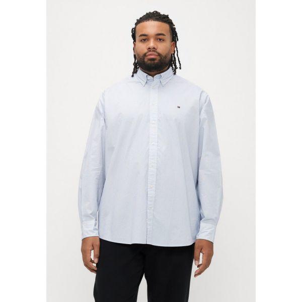 타미힐피거 토미 힐피거 팝 가짜 솔리드 셔츠 대담한 파란색 7373254