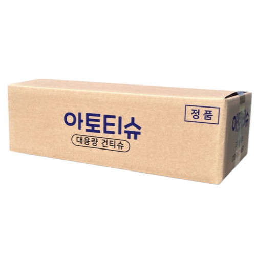 아토티슈 엠보싱 접지형 건티슈 300매 (2팩)_이미지
