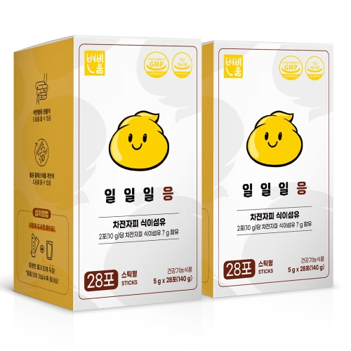 코스팜 일일일응 차전자피 식이섬유 28포 (2개)_이미지