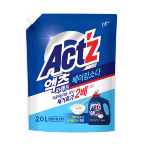액츠 퍼펙트 베이킹소다 리필 2L (2개)_이미지