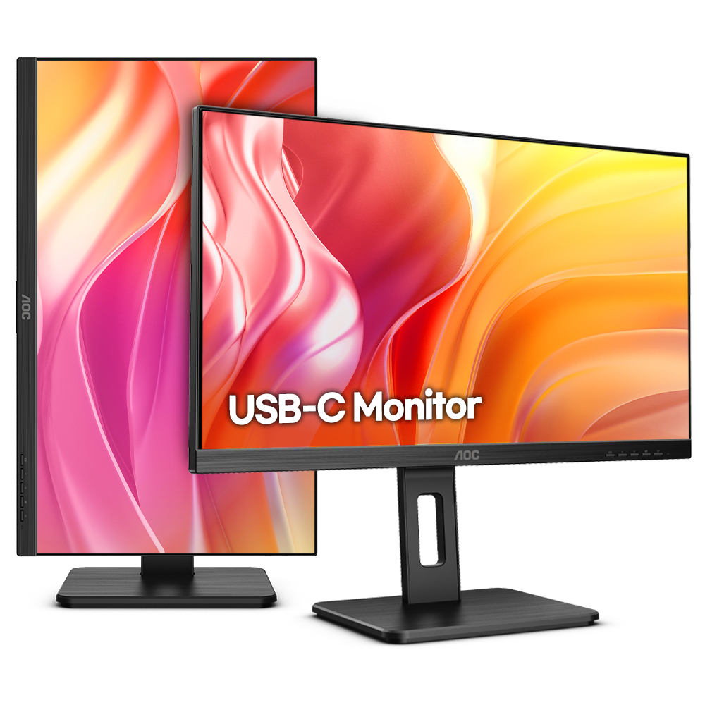 알파스캔 AOC Q27P2C QHD USB-C 75 프리싱크 높낮이 무결점