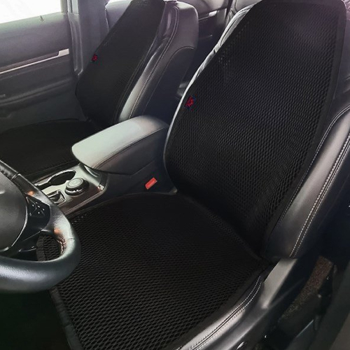 라임디자인 VAV 블랙포마드 4D 쿨메쉬 시트커버 (앞좌석)_이미지