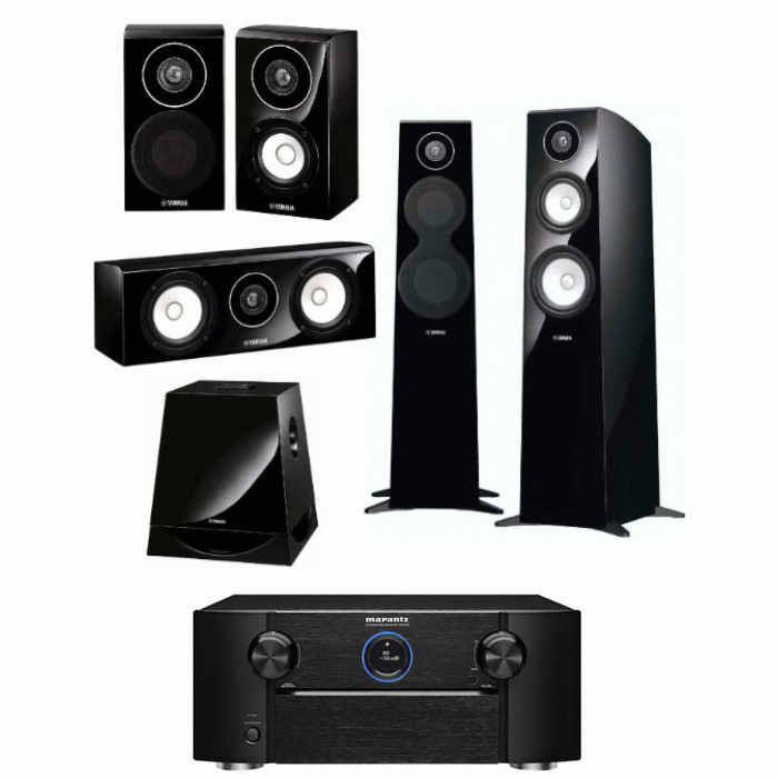 야마하 NS-700 5.1채널 + 마란츠 AV리시버 (SR7005)_이미지