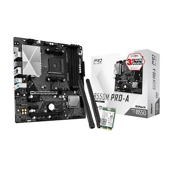<b>ASRock</b> B550M Pro-A + WiFi6E 랜카드 패키지 디앤디컴