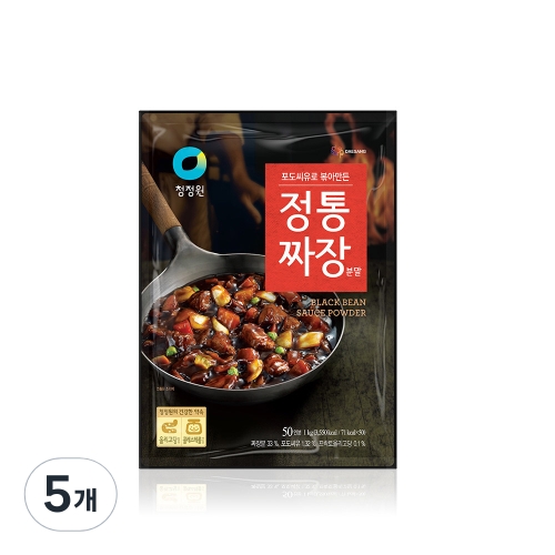 대상 청정원 정통짜장분말 1kg (5개)_이미지