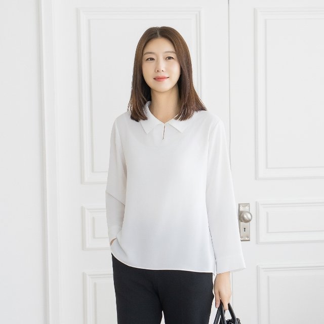 마담4060 엄마옷 레빈카라블라우스-QBL2510005