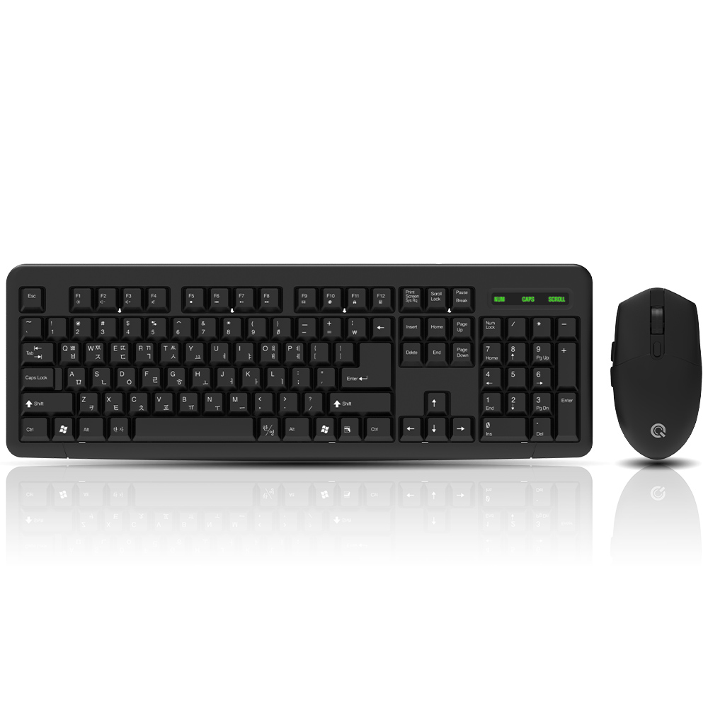 QSENN MK110 무선키보드 마우스 세트 중고_이미지