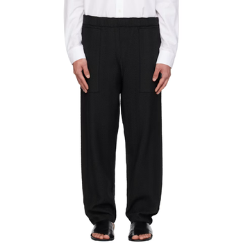  옴므 플리세 이세이 미야케 블랙 인레이드 니트 팬츠 HP66KF291 TP8716364