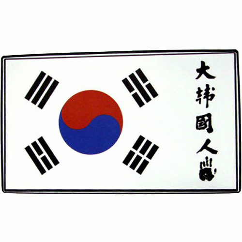 프리스타일 태극기 대한국인 사각 스티커_이미지