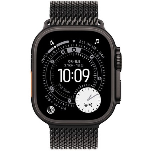 APPLE 워치 울트라3 49mm Cellular 블랙 티타늄 (티타늄 밀레니즈루프)_이미지