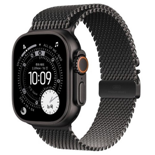 APPLE 워치 울트라3 49mm Cellular 블랙 티타늄 (티타늄 밀레니즈루프)
