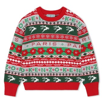 겐조키즈 겐조 키즈 CAPSULE CHRISTMAS 크리스마스패턴스웨터Z236AGKC11