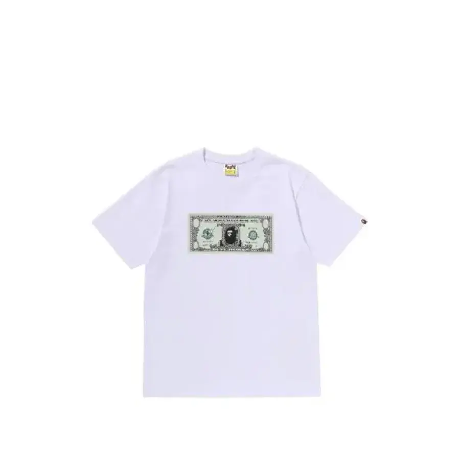 A BATHING APE 달러 프린트 티셔츠 001TEM301306M T